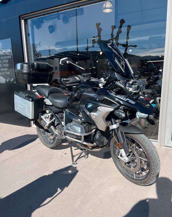 MOTO BMW R 1250 GS 2021 D'OCCASION AVEC 3 PACKS ET VALISES 