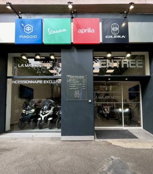 MOTO LA MAJOR MARSEILLE CONCESSION OFFICIEL PIAGGIO 